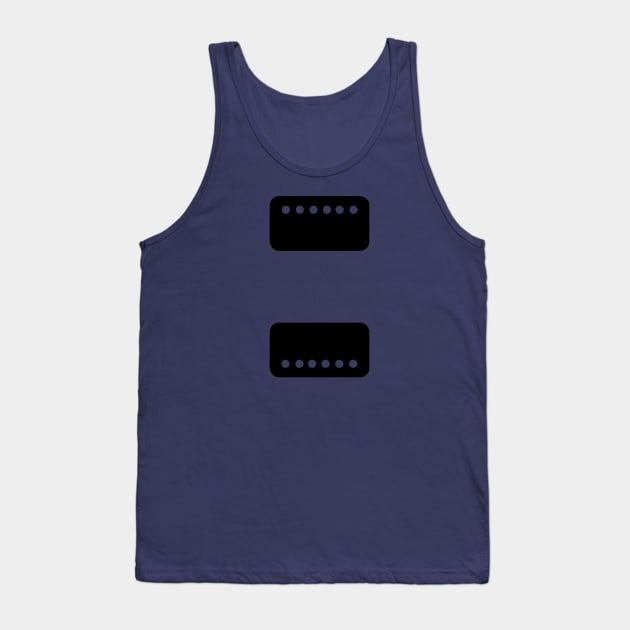 Les Paul Pickups - Covered Tank Top by C E Richards